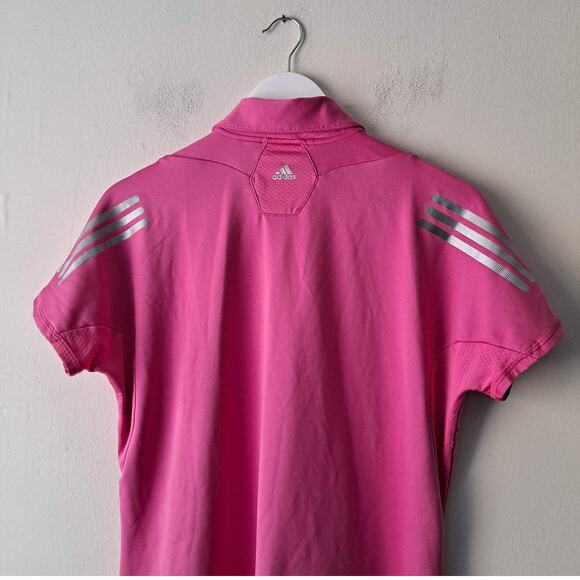 Adidas Pink ClimaCool Short Sleeve Active Dress - Size 12 - Picture 8 of 13